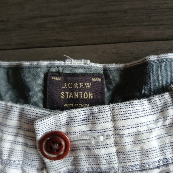 J Crew Stanton 100% Linen Mens Shirts Size 33 Nwot - Picture 3 of 6